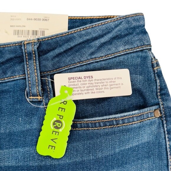 NWT a.n.a Women’s Size 10 5 Pocket High Rise Wide Leg Stretch Raw Hem Jeans - Picture 6 of 8